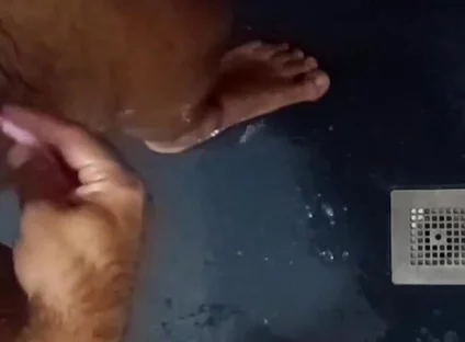 Shaving Balls and Masturbating
