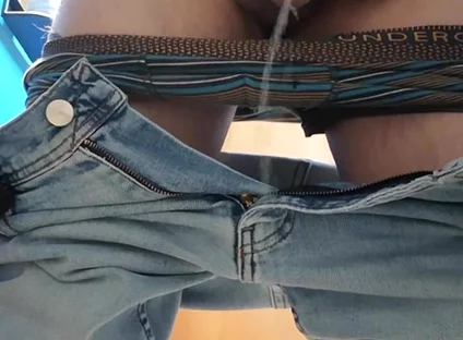 Hot Daddy Caught Pissing
