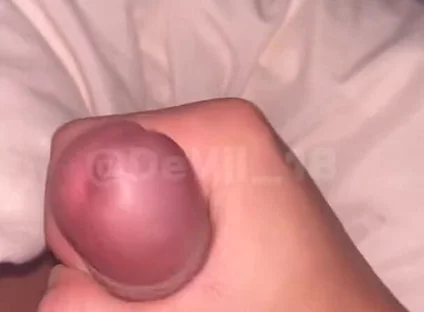 Hot 18 Year Old Boy Masturbates with His Hairy Cock Until He Cums Juicy and Plays with His Cum
