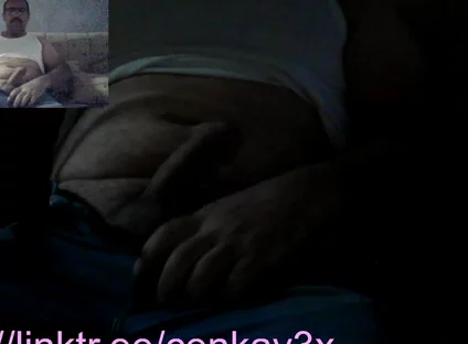Straight Daddy Cums on Live TV