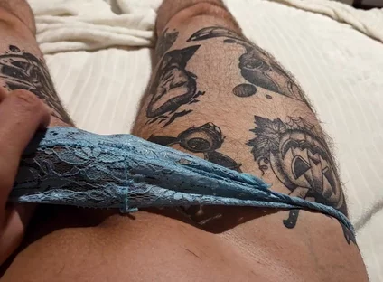 Jerking off Wearing Female Panties