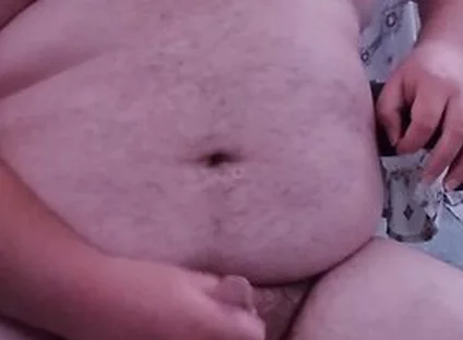 Chubby Guy Masturbating