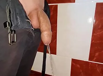 Boy Long Pissing In A Village Toilet