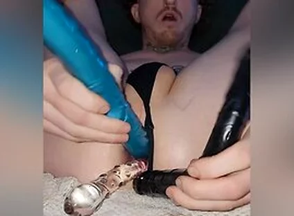 Close Up Anal Play, Cumm Dripping After