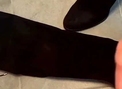 Cum on Step Moms High Heels