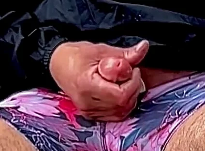 I'm Cumming on the Beach and Collect All the Ejaculation in a Bowl
