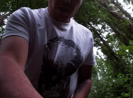 Forest POV: Alone in Underwear Getting Hard Outdoors