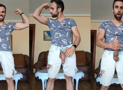 Jerking off and Cumming Over My Pants