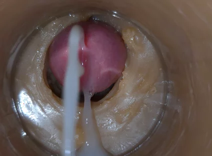 Precum Squirting in My Pussy Toy Camera in Vagina 4K. Extreme Close up!