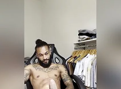 Andy Rodrigues - Hot Tattoed Brazilian Jerk Off Big Black Cock