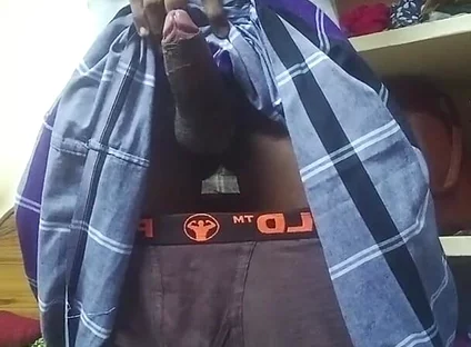Desi Teen Boy Cumshot and Jerk off in Home.