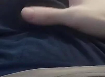 Guy in Panties Massages His