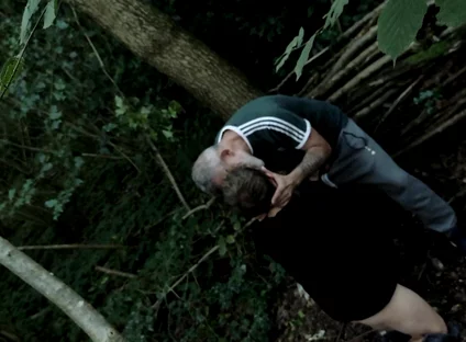 Twink Caught in the Woods Sucking Big Cock Grandpa