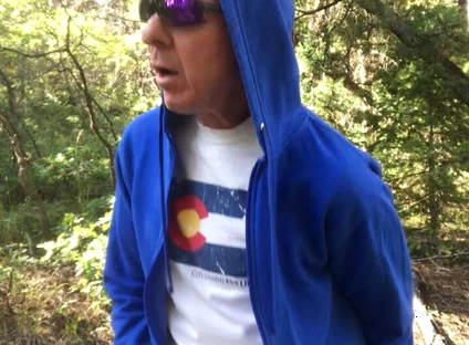 Adam Kaye Jacks off in the Mountains