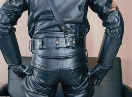 Leather Uniform Close up [alternate Take]