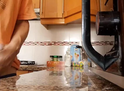 Watch Me Cum on the Kitchen Counter