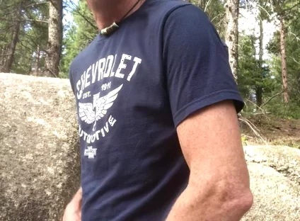 Pornstar Adam Kaye Jacks off in the Woods