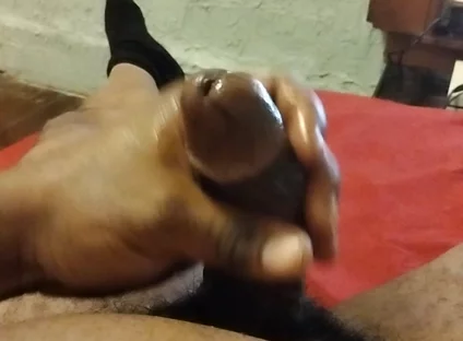 Jerking off Black Dick