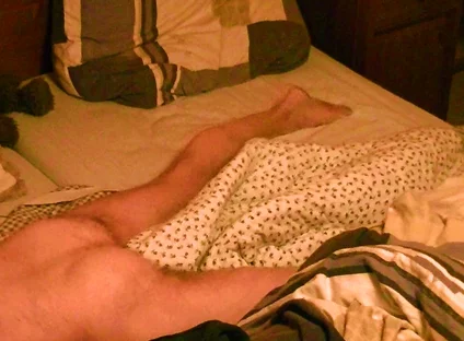 Naked Bed Hump Masturbation
