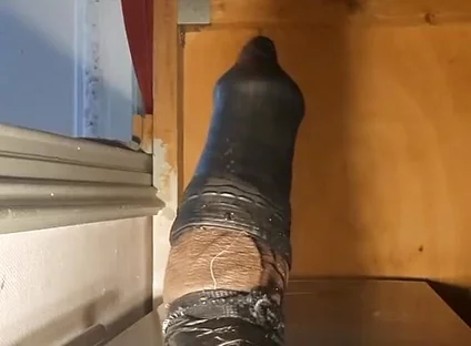 Dildo Diameters 10cm in Dilated Ass
