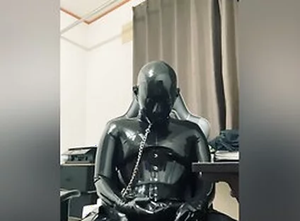 Rubber Fetish Hot Masturbation