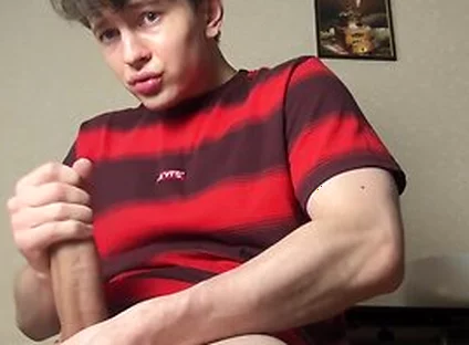 Handsome Student 18+ Skips Classes To Jerk Off His Monster Cock - Rushlight Dante / Young / Sexy / Top