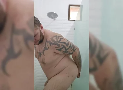 Jimbob Soapy Shower Dildo Riding