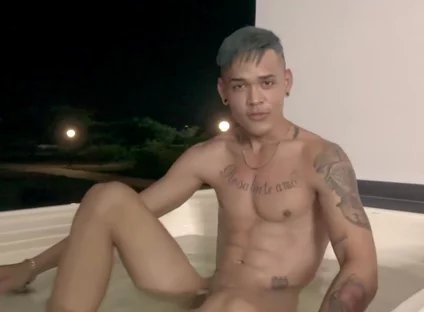 Posing Teenage 18+ Latino Muscle Boy Soft Penis