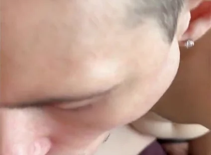 Curious Technician Comes Back on His Break for Blowjob, Fingering and Rimming Fun