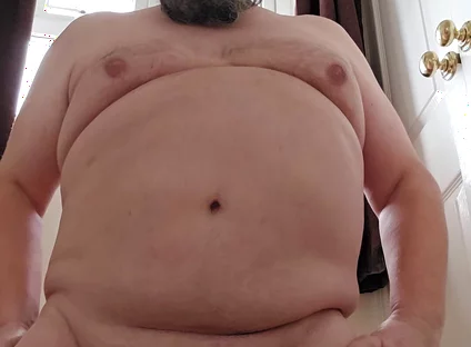 Kneeling Nude Wank to Camera