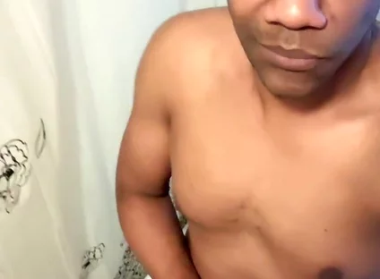 Jacking off in Shower