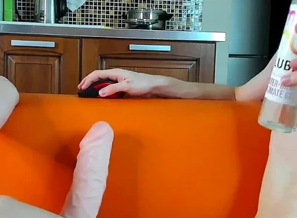 I Watered Alex's Cock with Lube but His Cock Is Very Sensitive!