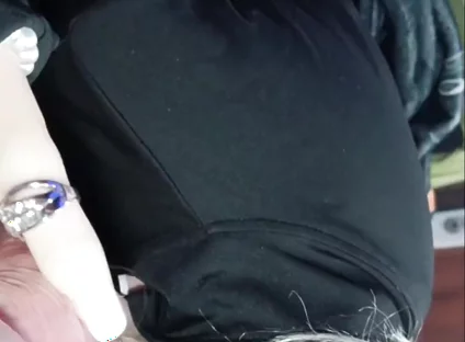 Hannah Plays with My Sperm!